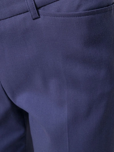Pre-owned Giorgio Armani Long Bootcut Trousers In Purple