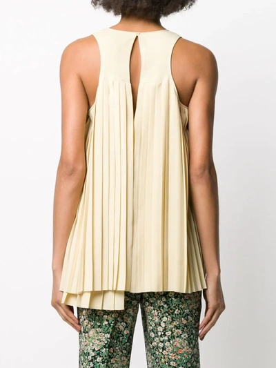 Shop N°21 Pleated Details Tank Top In Neutrals