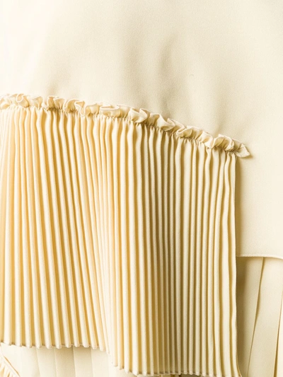 Shop N°21 Pleated Details Tank Top In Neutrals