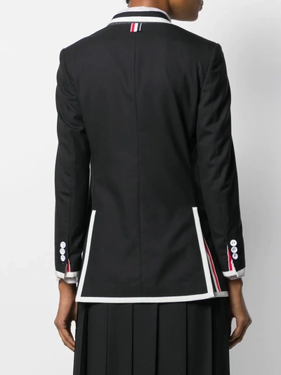 Shop Thom Browne Super 120s Plain Weave Jacket In Black