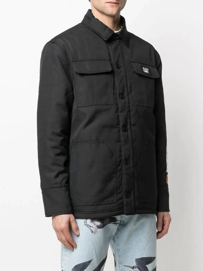 Heron Preston Technical Fabric Jacket In Black