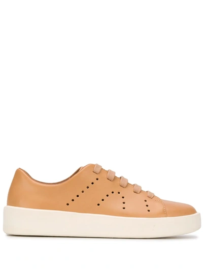 Shop Camper Courb Lace-up Sneakers In Brown