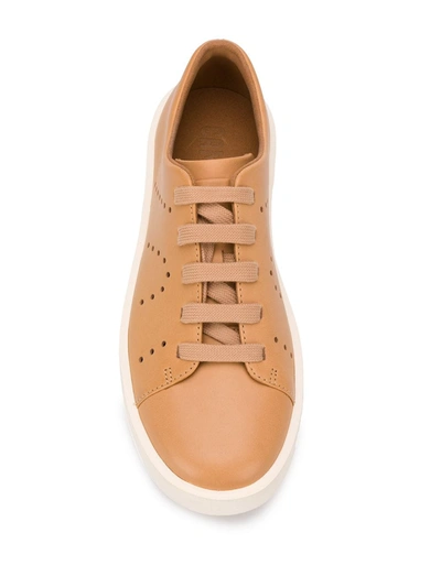 Shop Camper Courb Lace-up Sneakers In Brown