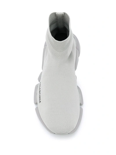 Shop Balenciaga Speed.2 Lt Knit Sole Sock Sneakers In Grey