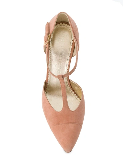 Shop Antonio Barbato Buckle Pumps In Pink