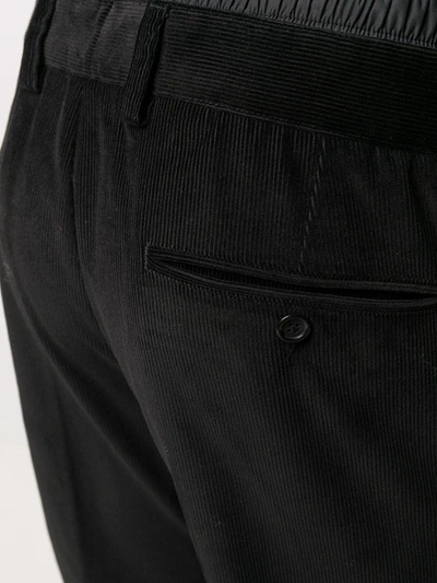 Shop Dolce & Gabbana Slim-fit Drawstring Trousers In Black