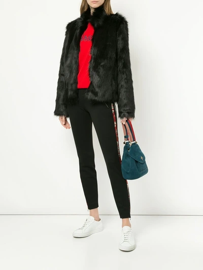 Shop Unreal Fur Fur Delish Faux-fur Jacket In Black