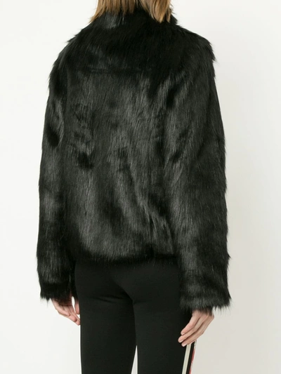 Shop Unreal Fur Fur Delish Faux-fur Jacket In Black