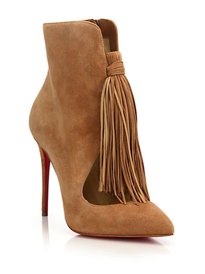 Christian Louboutin Ottocarl 100mm Noisette Suede