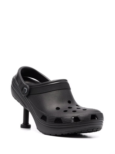 Shop Balenciaga X Crocs 110m Pumps In Black