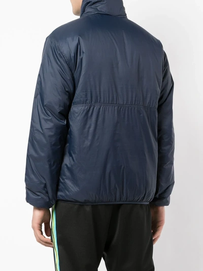 Shop Palace Packable Thinsulate Half-zip Jacket In Blue