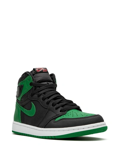 Jordan Air  1 Retro High Pine Green 2.0 In Black
