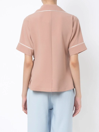 Olympiah Wrap Style Shirt In Pink