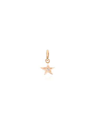 Shop Gigi Clozeau 18kt Rose Gold And Diamond Star Charm