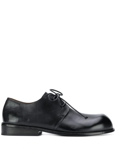 Shop Marsèll Flat Lace-up Shoes In Black