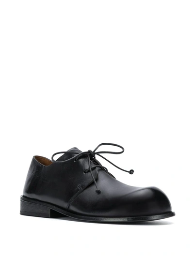 Shop Marsèll Flat Lace-up Shoes In Black