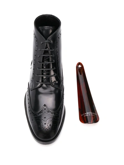 Shop Scarosso Gioconda Ankle Boots In Black