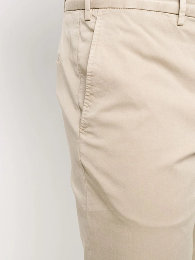 Shop Dell'oglio Straight-leg Chino Trousers In Neutrals