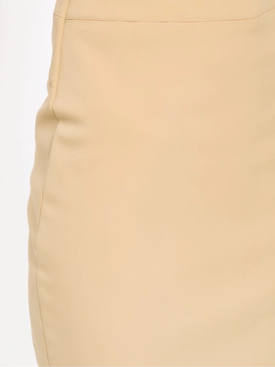 Shop Gloria Coelho Double Tech Skirt In Yellow