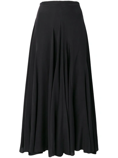 Shop Haider Ackermann Sophora Godet Skirt In Black