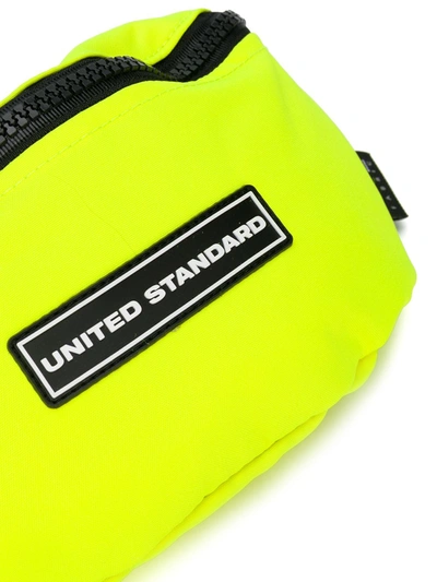 Shop United Standard Logo Patch Belt Bag In 101fluo