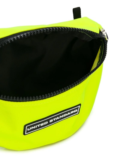 Shop United Standard Logo Patch Belt Bag In 101fluo