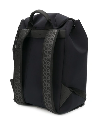 Shop Dolce & Gabbana Dg Mania Print Backpack In Black
