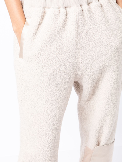 Shop Undercover Textured Panel-detail Track Pants In White