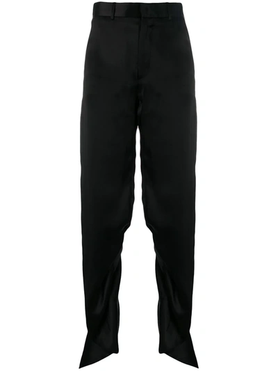 Shop Y/project Ruffle Style Palazzo Pants In Black
