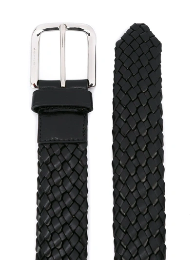 Shop Church's Square Buckle Woven Belt In Black