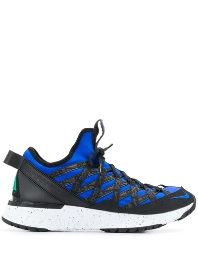 Shop Nike Acg React Terra Gobe Sneakers In Blue