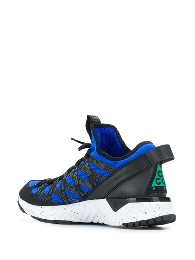 Shop Nike Acg React Terra Gobe Sneakers In Blue