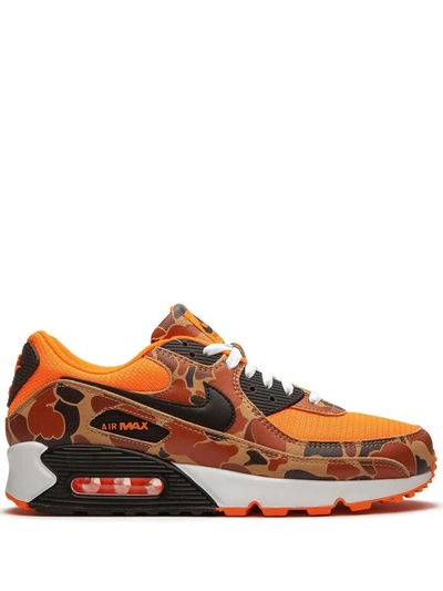 Shop Nike Air Max 90 "orange Duck Camo" Sneakers