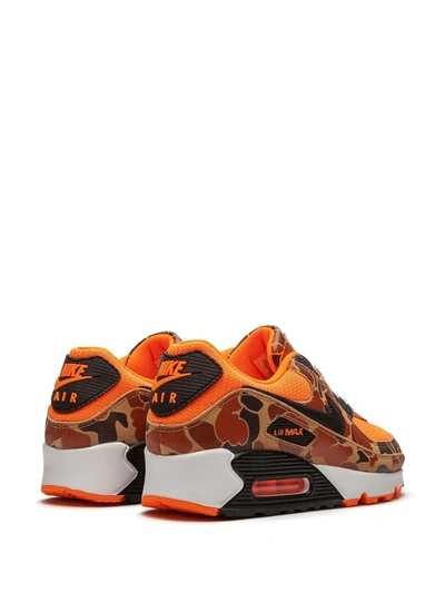 Nike Air Max 90 ”orange Duck Camo” Sneakers In Orange