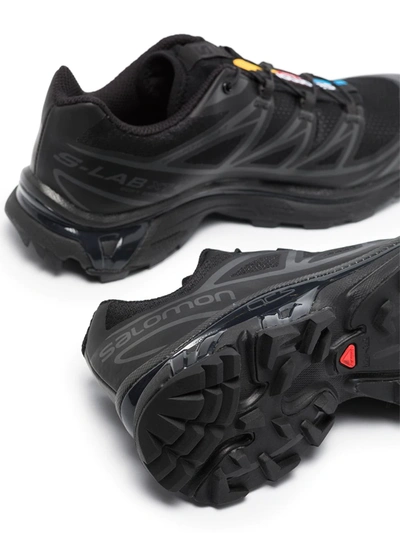 Shop Salomon Xt-6 Adv Low-top Sneakers In Black
