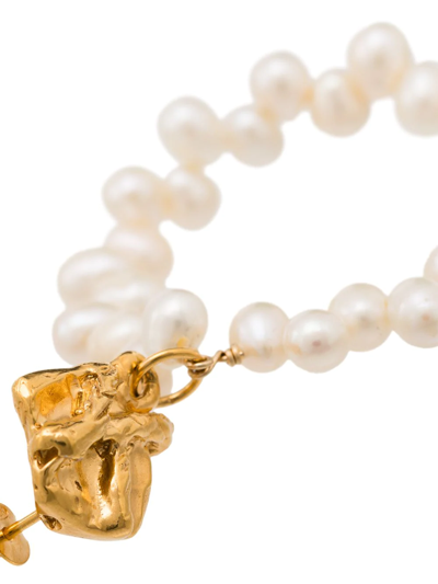 Shop Alighieri Apollo's Story Pearl Earrings In White