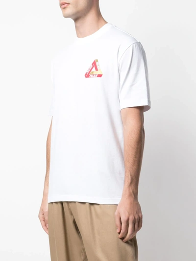 Shop Palace Chi-ferg Logo-print T-shirt In White