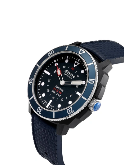 Shop Alpina Seastrong Horological Smartwatch 44mm In Blue