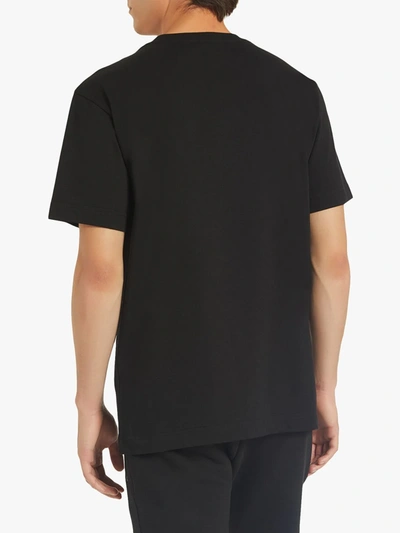 Shop Giuseppe Zanotti Logo Embroidered T-shirt In Black