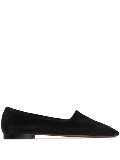 Shop Atp Atelier Andrano Flat Loafers In Black