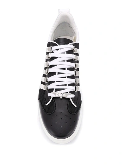 Shop Dsquared2 251 Low Top Sneakers In Black