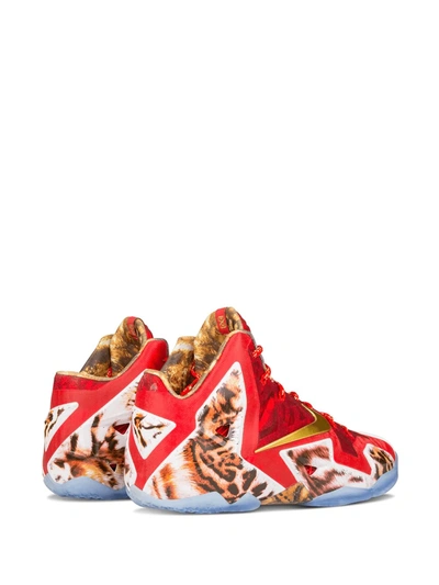 Nike Lebron Xi Premium Sneakers In Multicolour