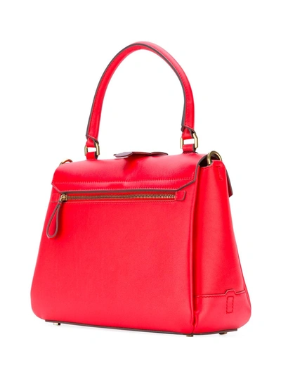 Shop Anya Hindmarch Apex Small Bathurst Tote In Red