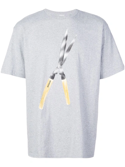 Shop Supreme Shears Graphic-print T-shirt In Grey
