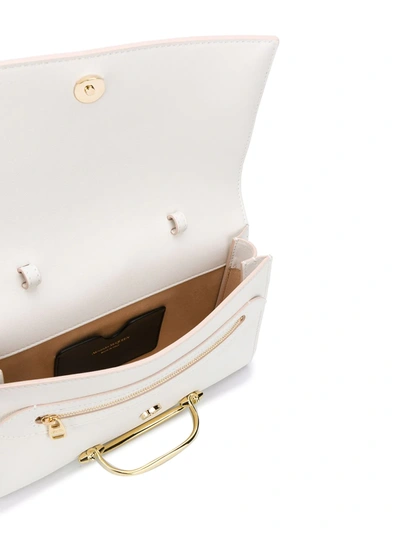 Shop Alexander Mcqueen Small The Story Crossbody Bag In White