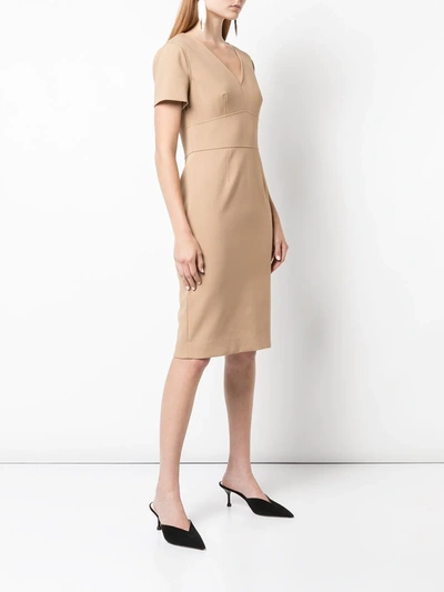 Shop Diane Von Furstenberg Klora Midi Dress In Brown