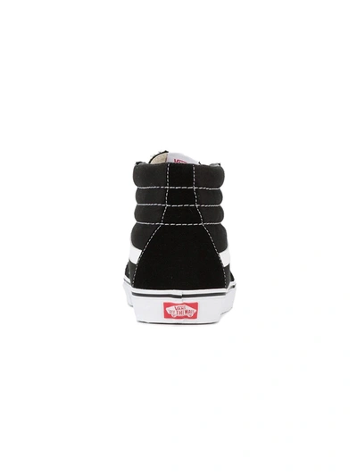 Shop Vans Sk8-hi "black/black/white" Sneakers