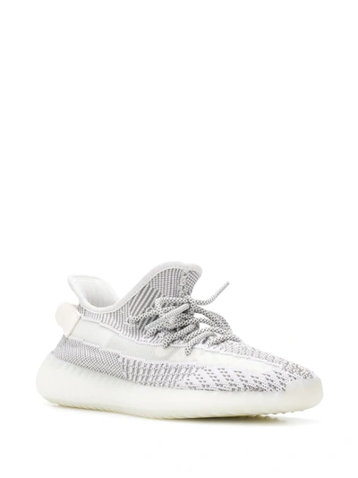 Adidas Originals Yeezy White And Grey Yeezy Boost 350 V2 Sneakers In White