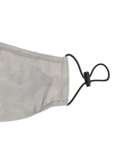 Mostly Heard Rarely Seen Camouflage Print Face Mask In Grey