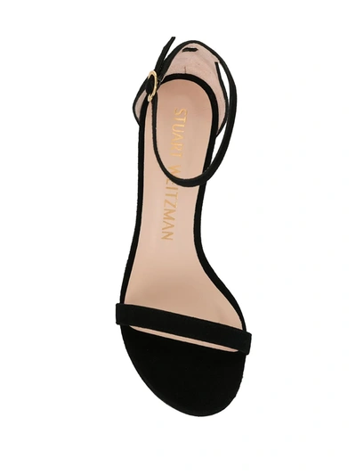 Shop Stuart Weitzman Stiletto Sandals In Black